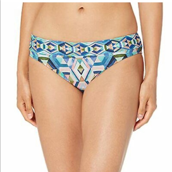 La Blanca Riviera Reversible multicolor Hipster bikini bottom Nwt 16 - Picture 13 of 14